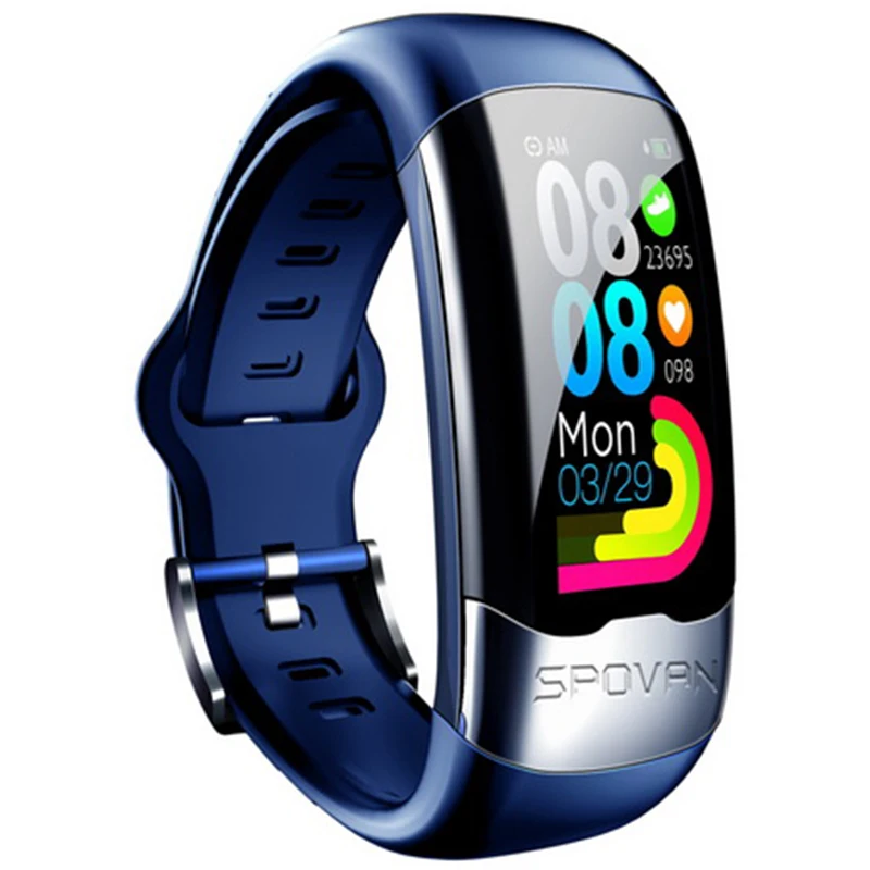 ABKT-spovan H02 Bluetooth браслет G сенсор для женщин физиологический пульсометр измеритель артериального давления Шагомер фитнес-трекер Смарт