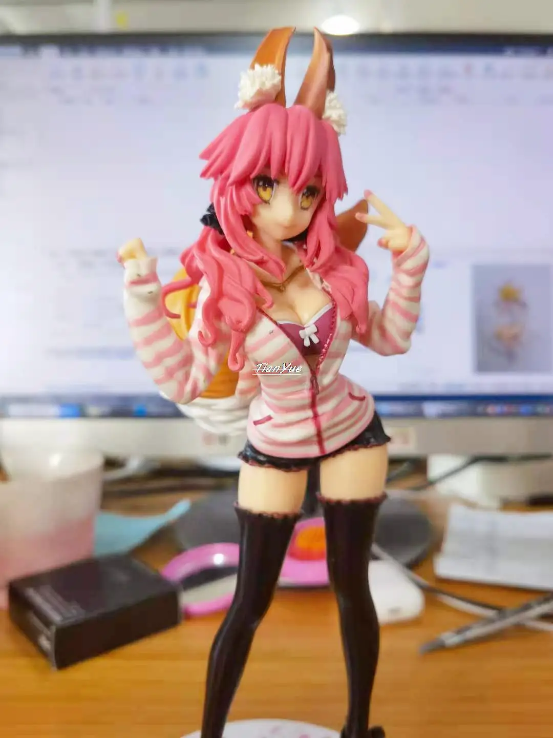 

Anime Fate EXTRA CCC Caster Tamamo No Mae Sexy Girls Figure Model Toys 25cm