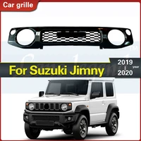 front racing grill for suzuki jimny jb64 jb74w 2019 2020 car kidney grille mesh black grille cover accessories