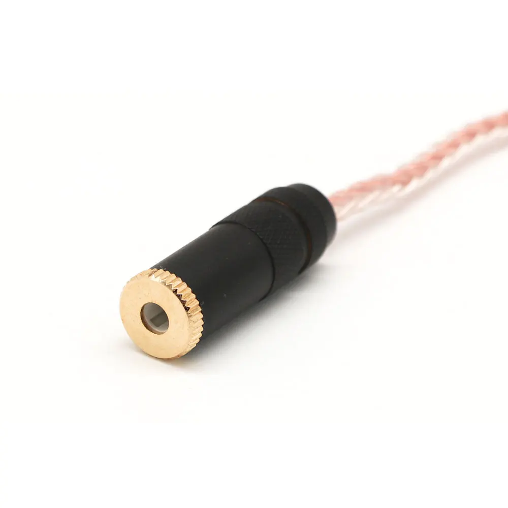 Посеребренный аудио кабель с разъемом 2 5 мм папа на гнездо 4 мама посеребренным