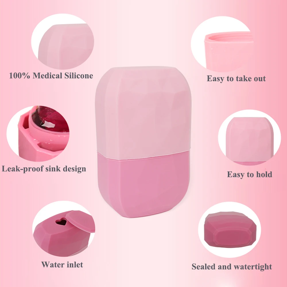 Ледяной ролик Cryo Cube для лица силиконовый шарик ледяные глобусы уменьшают