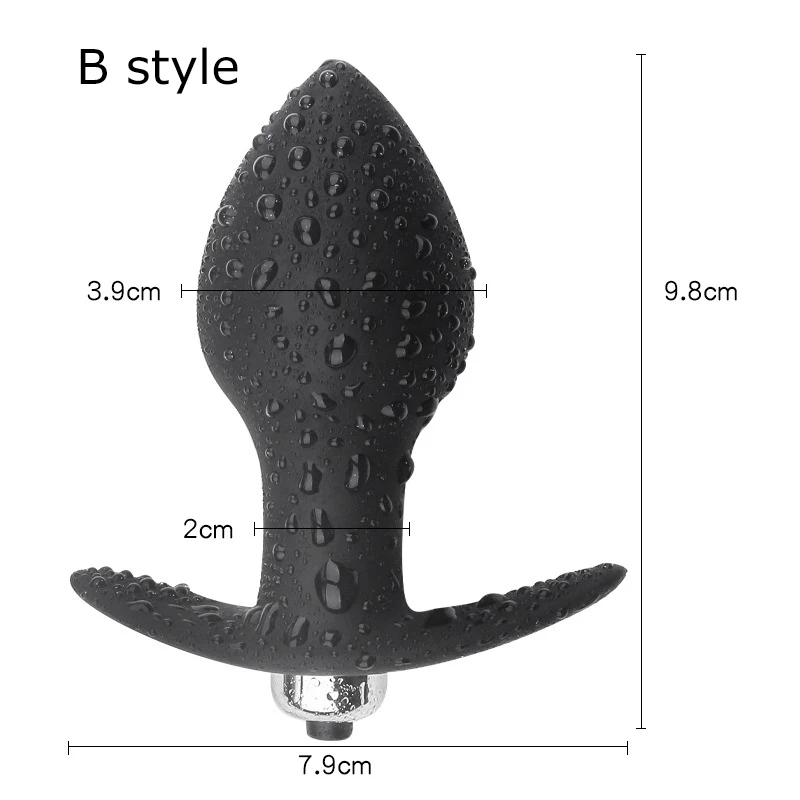 Силиконовая Вибрирующая Анальная пробка маленькие анальные секс-игрушки для