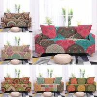 mandala sofa cover vintage flower bohemia pattern elastic couch cover living room stretch cushion sectional corner couch set