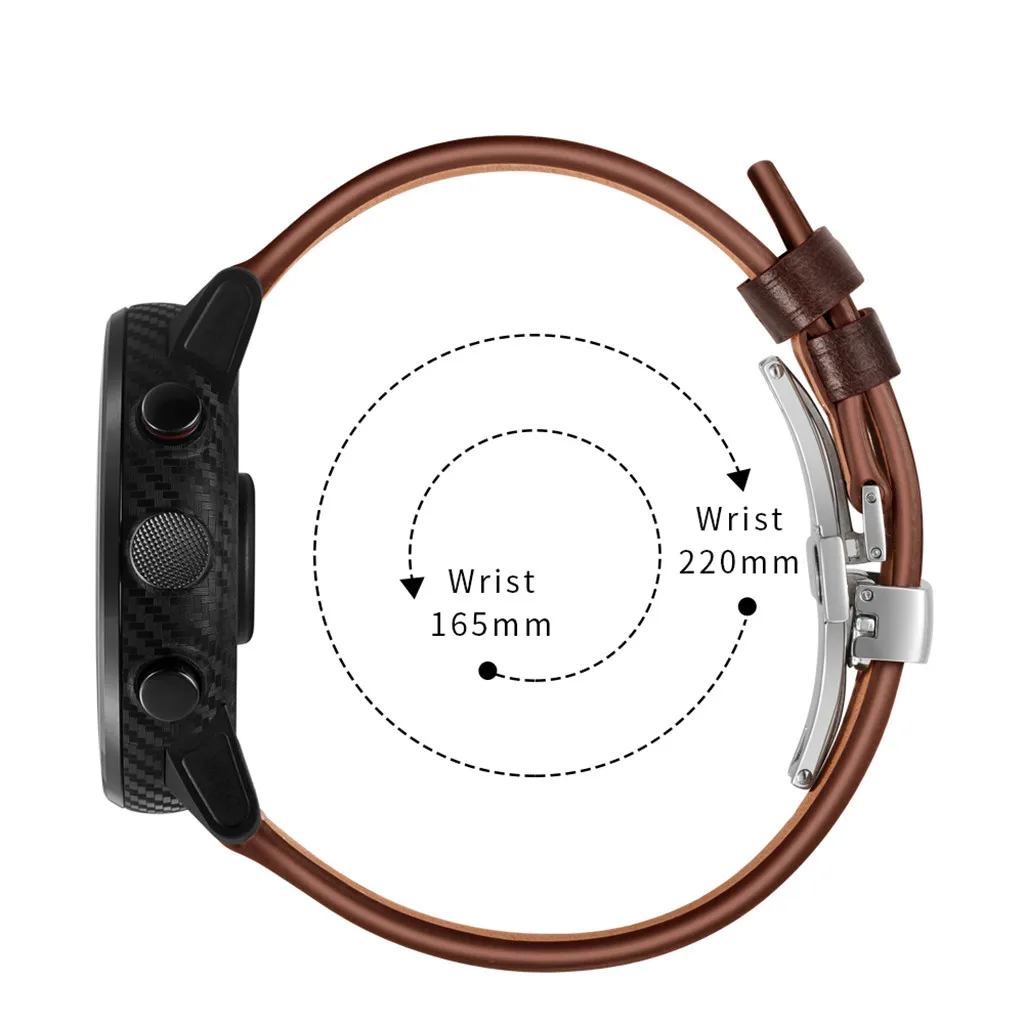 Сменный Браслет Роскошный кожаный для Xiaomi Huami AMAZFIT 2/2S Stratos Часы Браслет ремешок фитнес-трекер# G30