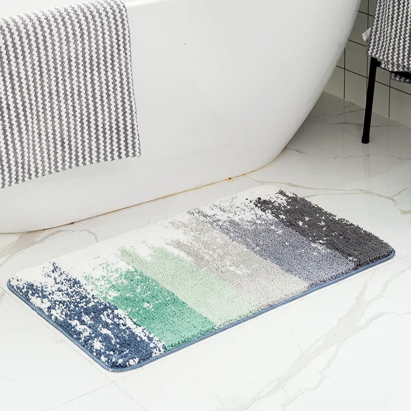 Моющийся коврик для ванной супервпитывающий нескользящий душевой туалета