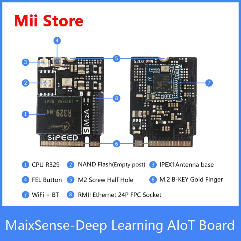 Макетная плата Sipeed MaixSense Deep Learning AIoT Linux Tina Armbian R329 | Компьютеры и офис