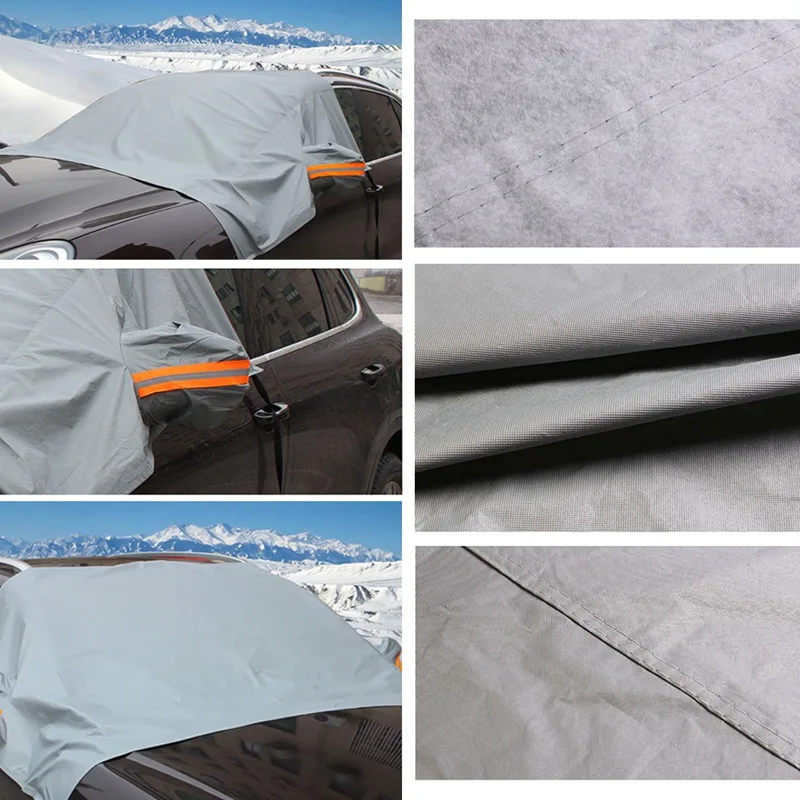 Автомобильный чехол на лобовое стекло Защита от солнца Зимний снег Авто