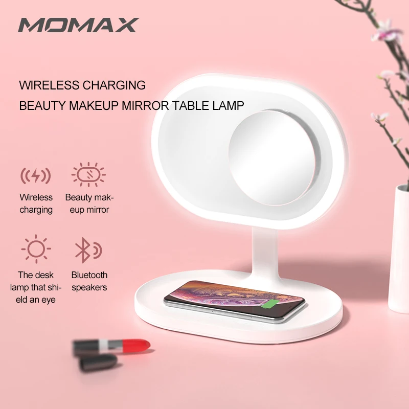 MOMAX Q. Светодиодный зеркальный беспроводной зарядный светильник 10 Вт