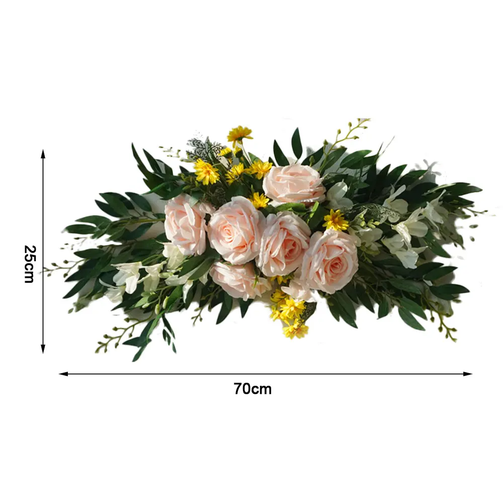 Wedding Flowers Swag Artificial Peony Table Runner Centerpiece Arch Backdrop Garland Home wedding Decor | Дом и сад
