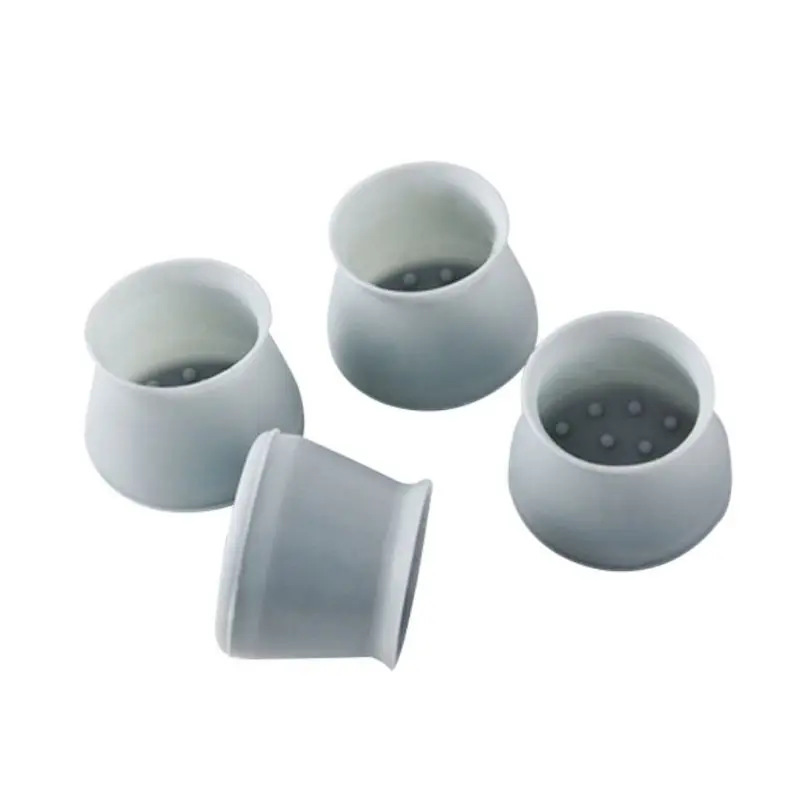 4Pcs/Set Silicone Table Foot Cover Socks Chair Leg Covers Anti-slip Prevent Scratches Feet Protector Pads | Мебель