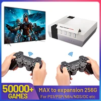 super console x cube 2 4g wireless retro minitv video game console for ps1n64dcpsp with 51000games hd output console box