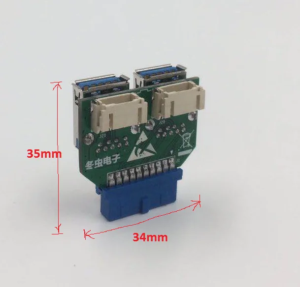 

Материнская плата XCB-Lite с увеличительной пластиной, см. 19 игл