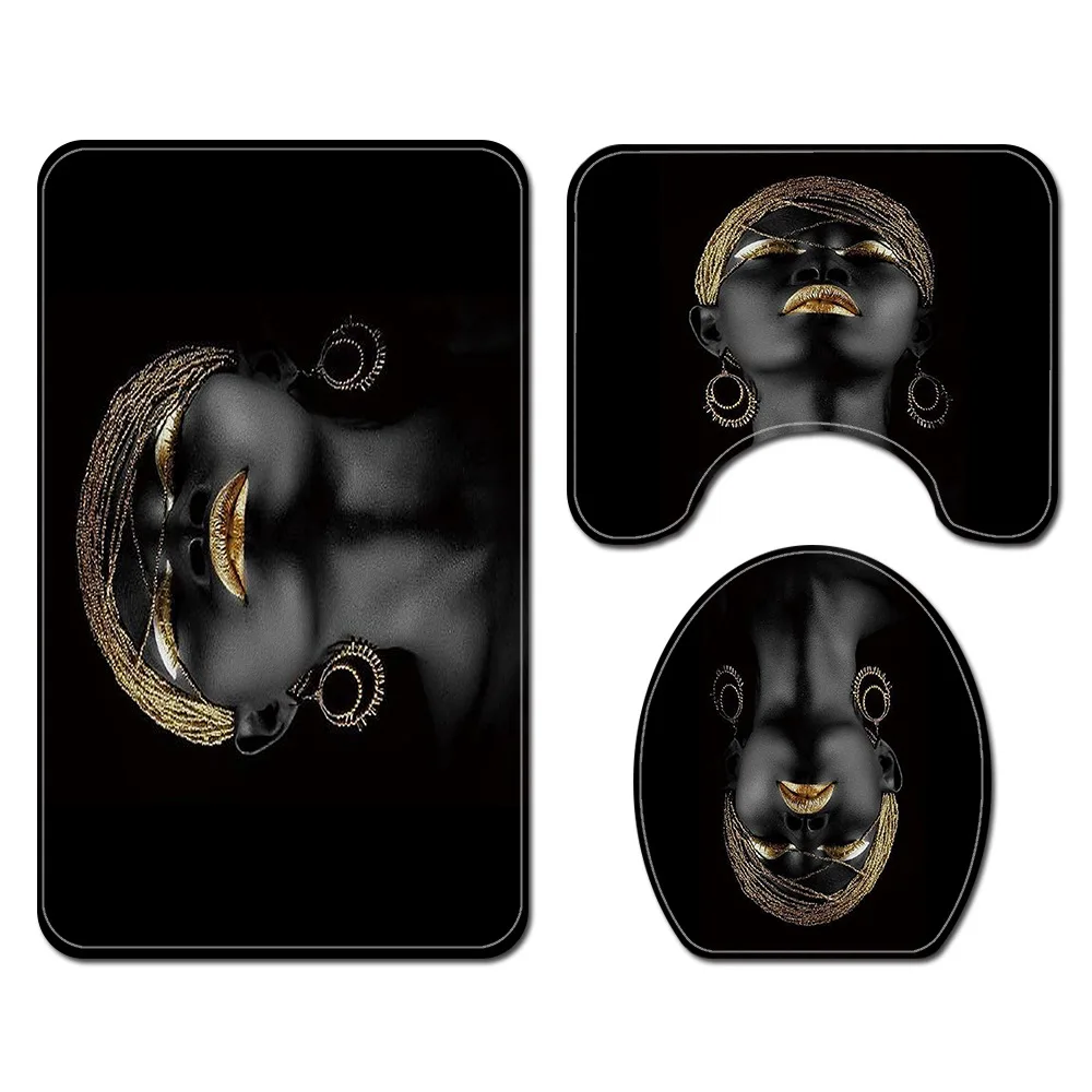 Ковер для ванной комнаты современный африканский женский коврик туалета с