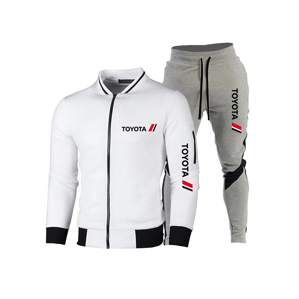 

Tracksuit Men Set Set Two Pieces Man Sportswear Zipper Hoodie+Pants Sport Suits Casual Sweatshirt+Sweatpants Men's Clothing Sets