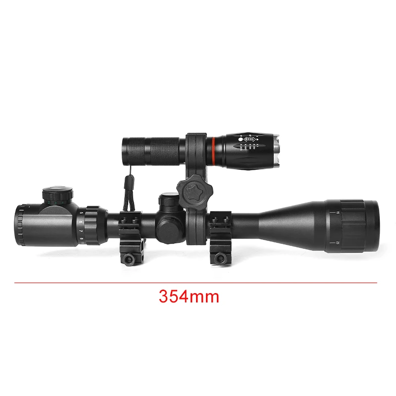 4-6x40 охотничий прицел с подсветкой QQ09 фонарик оптика винтовка скопезе для страйкбола воздушные пистолеты снайперская винтовка прицел Chasse