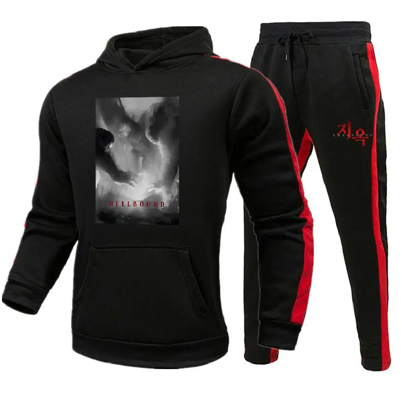 

Hellbound 2021 han paragraphs with four seasons coat fleece single men and women with support undertakes sweater suits men's sui