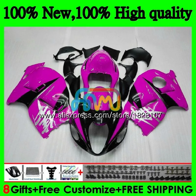 

Обтекатели Hayabusa для SUZUKI GSX-R1300 GSXR 1300 1996 1997 1998 1999 2000 2001 розовый черный 48BS.151 GSXR1300 96 97 98 99 00 01