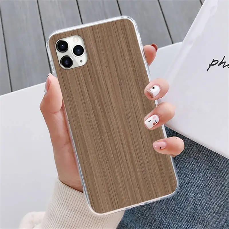 

Wood Grain Phone Case For iphone 12 5 5s 5c se 6 6s 7 8 plus x xs xr 11 pro max mini