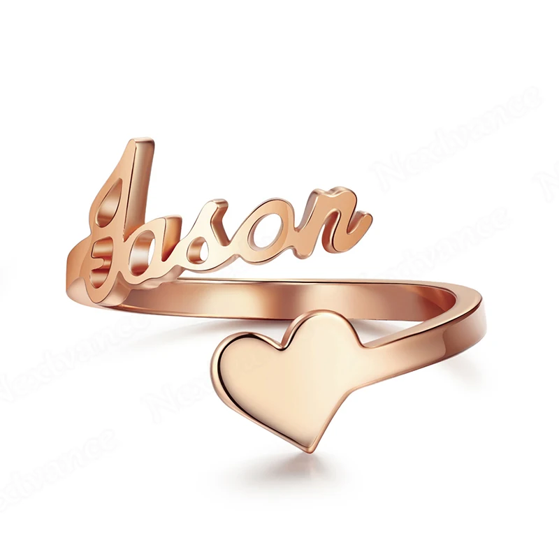 

Lateefah 2020 New Fashion Custom Heart Ring Is A Sweet And Elegant Christmas Gift For Woman Lover Or Friend