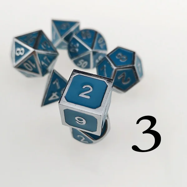 Rollooo светящийся нефрит металл набор игральных костей светится в темноте D4 D6 D8 D10 D %