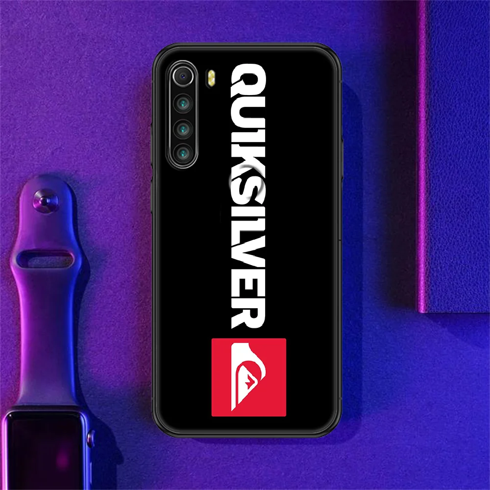 

Surf and skateboard quiksilver Phone case For Xiaomi Redmi Note 7 7A 8 8T 9 9A 9S 10 K30 Pro Ultra black trend cell cover