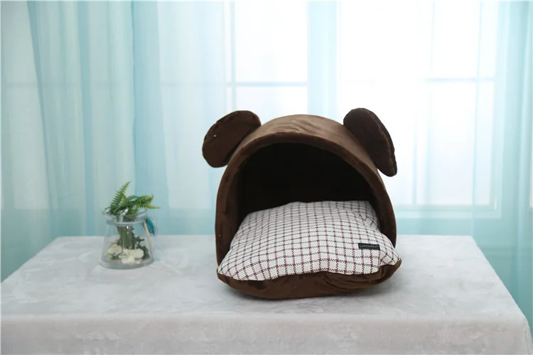 

Dog House Dog Bed Foldable Cat House Small Pet Bed Tent Cat Kennel Indoor Portable Trave Pet Nest bed