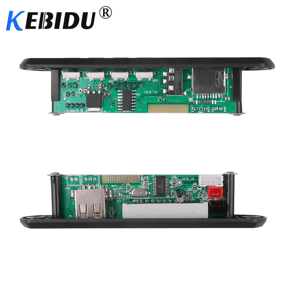 Kebidu беспроводной Bluetooth 12 В 5 в постоянного тока автомобильный декодер MP3 WMA плата