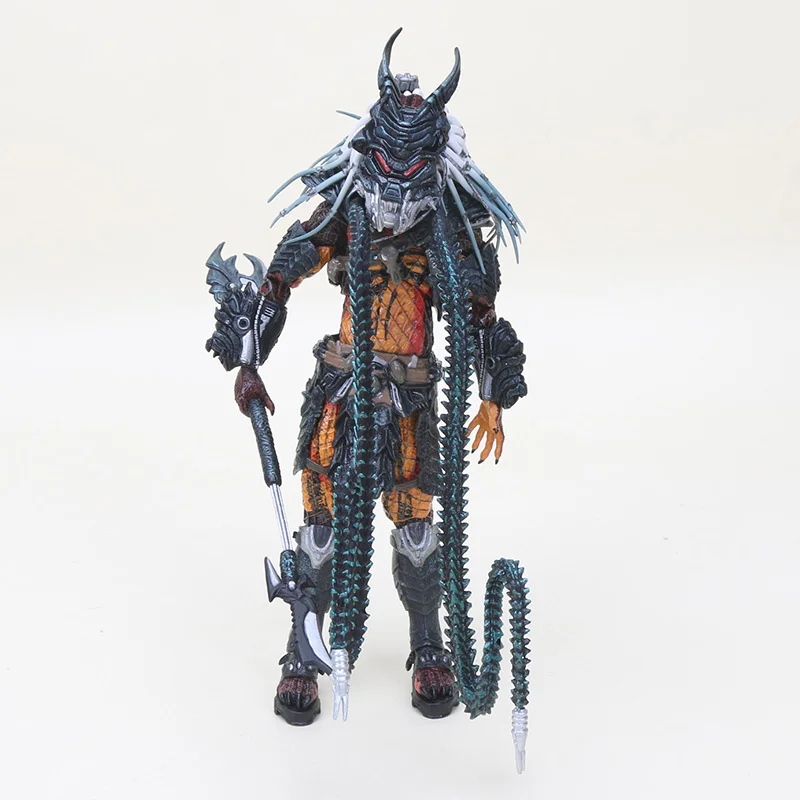 5 without box 20 см NECA фигура Хищника Хищник масштаб конечная P1 джунгли Охотник джунгли демон бетонный клан Лидер ПВХ фигурка модель игрушки - Цвет: 5 without box