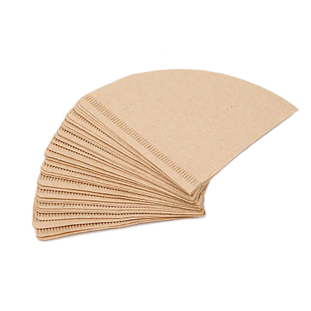 

40PCS Drip Coffee Cup Filter Papers 1-2 Cone Cup Dripper Coffee Filters Cups Espresso Coffee Drip Tools Paper Filters