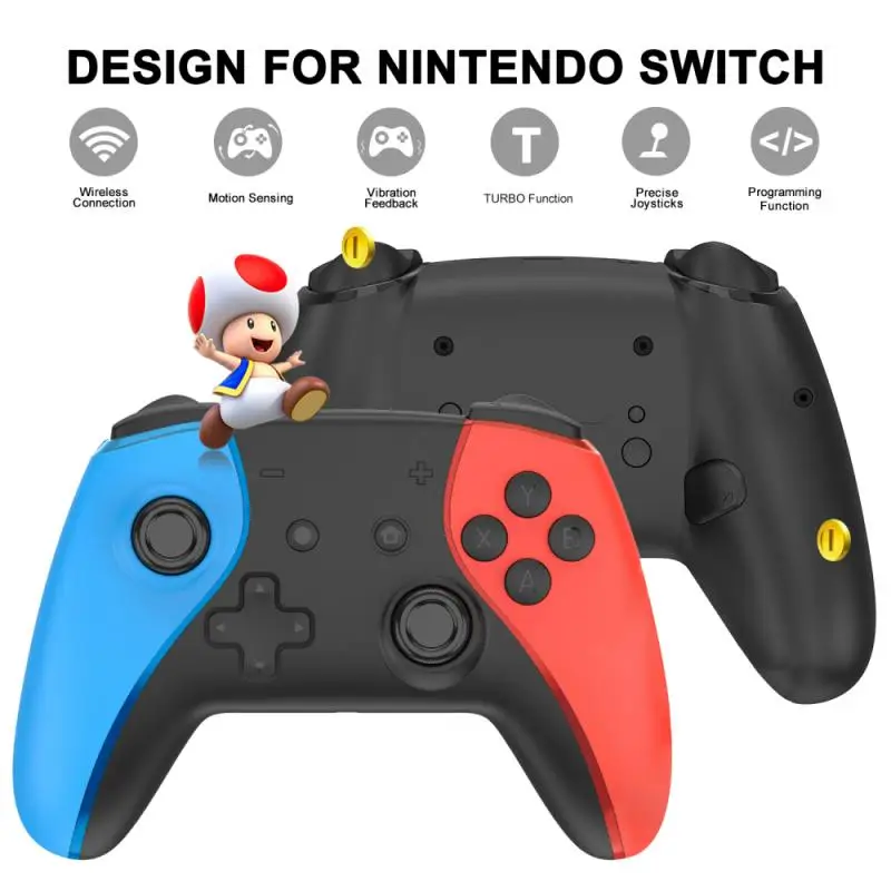 

For Switch Wireless Controller Host Gamepad Back Button Programming Game Controller Switch Pro 6Axis Gamepad With Dual Vibration