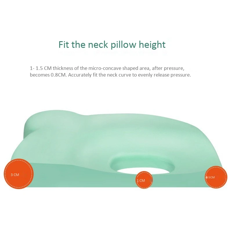 Baby Pillow Soft Infant Head Memory Foam Sleeping Cushion To Prevent Plagiocephaly Flat Syndrome | Мать и ребенок