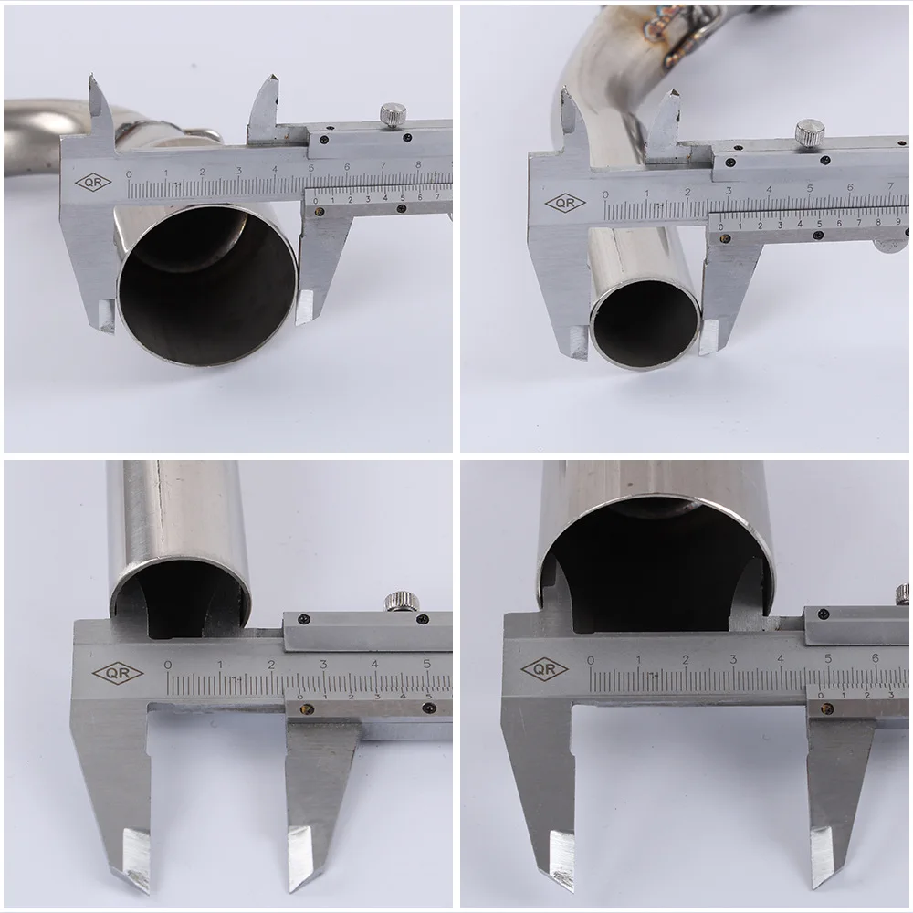 

Motorcycle Exhaust Pipe Stainless Steel Middle Section Modified Exhaust Pipe For Honda Msx125 2013-2015