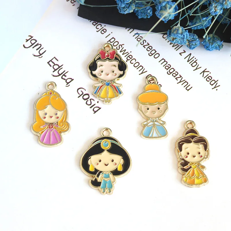 

10 шт./лот эмалевые подвески-шармы ручной работы для девочек, подвески «сделай сам» для браслетов, ожерелий, сумок