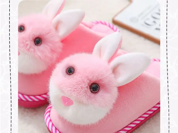 Зимняя Детская домашняя обувь детские хлопковые тапочки для мальчиков и девочек