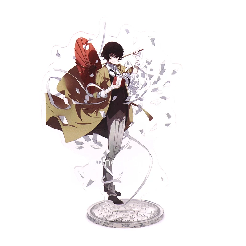 

Anime Bungo Stray Dogs Action Figure Cosplay Toys Edogawa Ranpo Fukuzawa Yukichi Acrylic Figures Stand Model Dolls 15cm