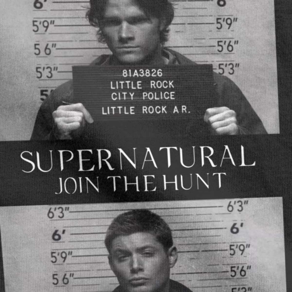 Сверхнатуральная футболка Mugshot's Spn Brothers топы с ангелом мужские рубашки одежда