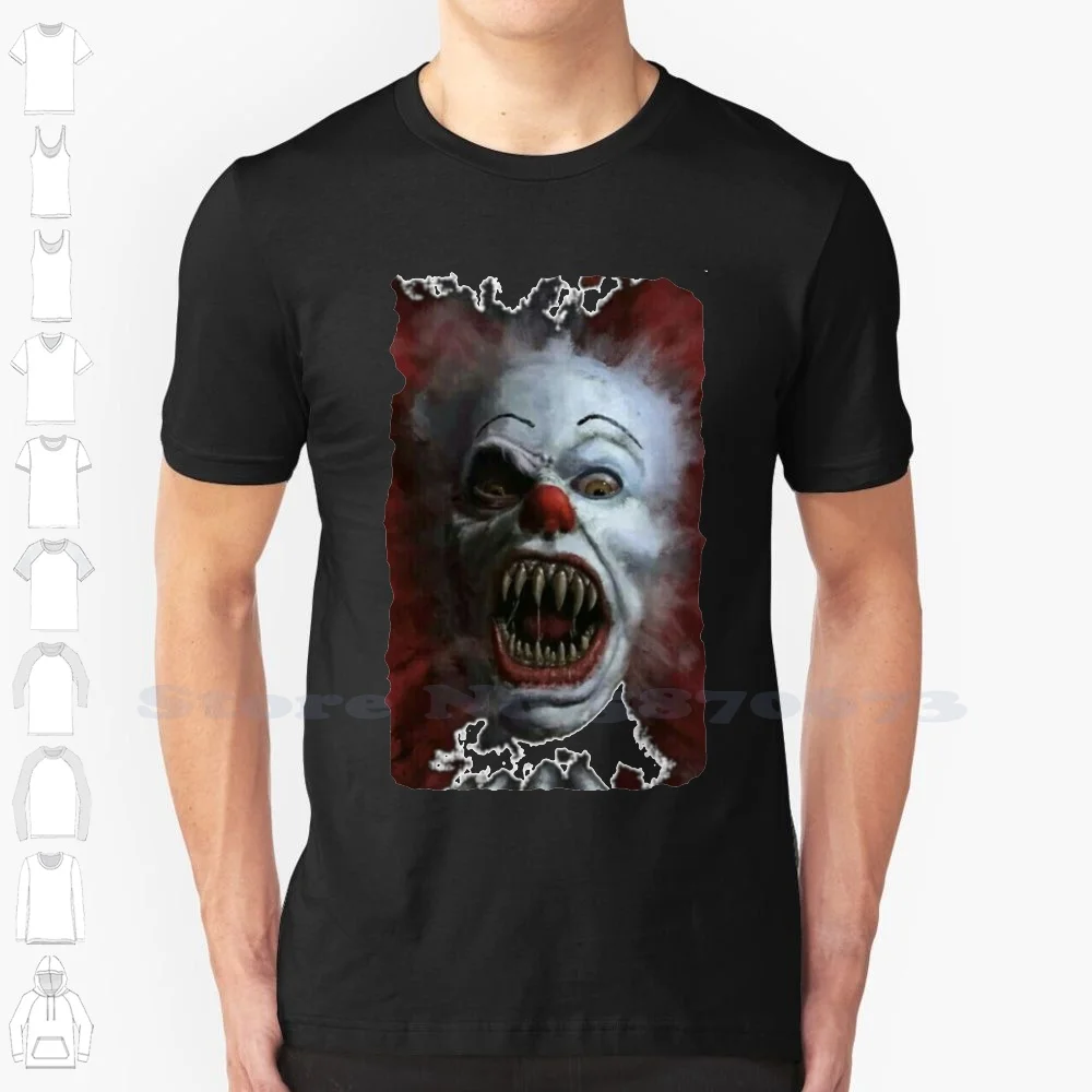 

Clown #2 Black White Tshirt For Men Women Winter Mountain New Top1 Snow Patterns Interesting Patterns Most Bought Cheapest