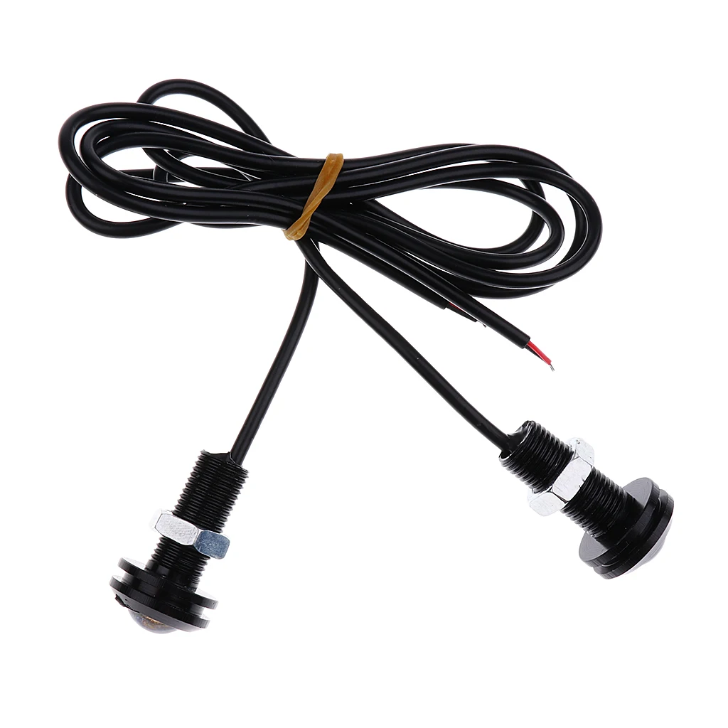 2 шт. светильник для мотоцикла лодки DC 12 В дневные ходовые огни s DRL Eagle Eye мигающий