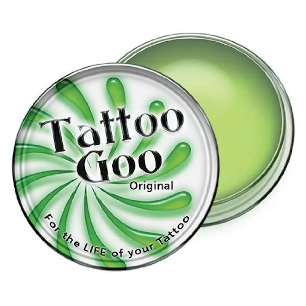 

Tattoo Goo Original Tattoo After Care Natural Balm with Beeswax and Cocoa Butter Soothing Ointment and Brightening Care 0.33 oz