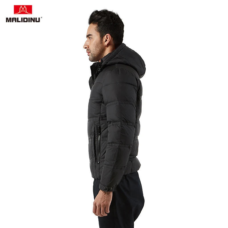 MALIDINU 2022 Men Down Jacket Winter Down Coat Parka Brand Thick Warm Winter Jackets Mens Duck Down Jacket Men Outwear -30C