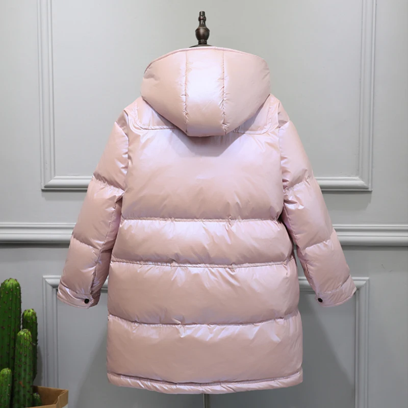 Fitaylor зимний женский с капюшоном пуховик яркая сторона серебристого цвета