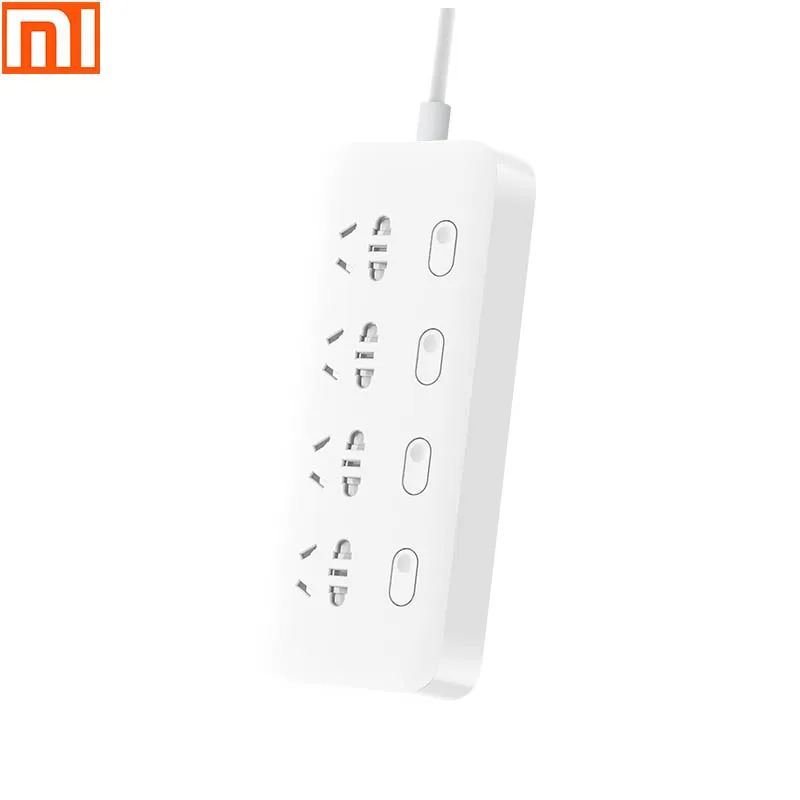 

Original Xiaomi Mijia plug-in board / power board 4 socket 4 independent control switch 5V / 2.1A 3 row plug / socket charger