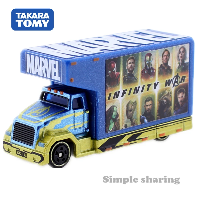 Takara Tomy Tomica Marvel Tune MOV 3 0 Мстители модель грузовика набор литье под давлением