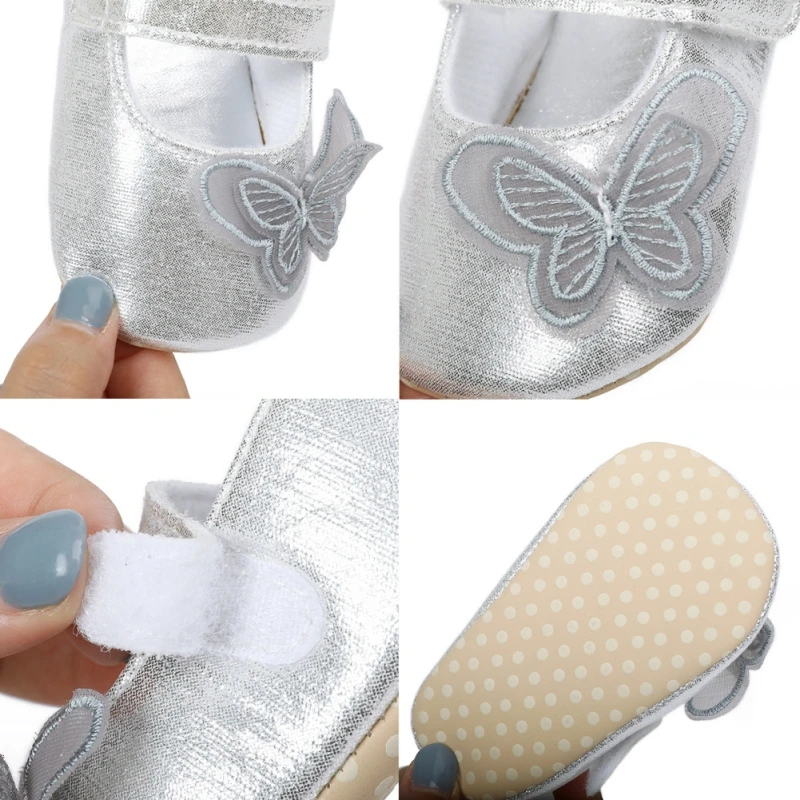 Bobora-Zapatillas de piel sint&eacute;tica con suela de goma antideslizante para beb&eacute;s y ni&ntilde;os, mocasines hechos a mano con dibujos animados, para reci&eacute;n nacidos, base dura-3