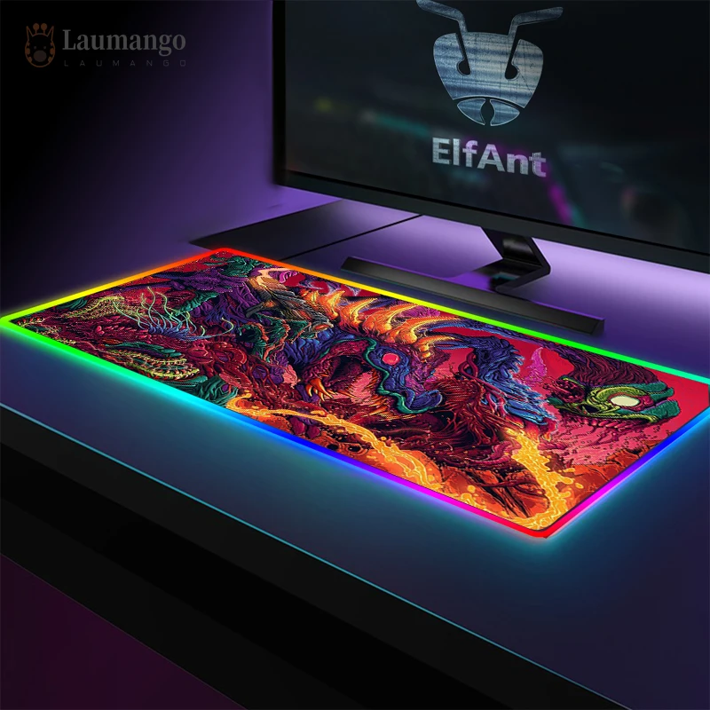 аниме hyperbeast коврик для мыши xl игро