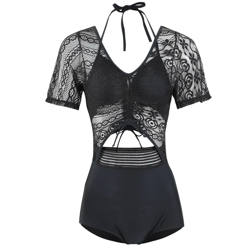 

Swimsuit Women One Piece Sexy Rashguard Female Swimsuits Summer Swimming Costume New Korean Push Up Solid Beach Polyester