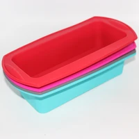 useful silicone layered cake mold rectangular silicone bread pan toast bread mold cake tray mould non stick baking tools