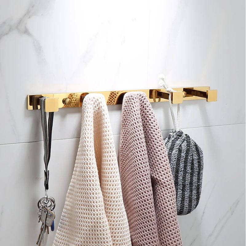 luxury golden bathroom brass hardware towel rack paper holder toilet brush holder towel holder hook row hook activity bar free global shipping