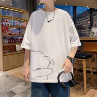 t shirt men cotton printed anime mens summer tshirts oversized tee shirts 5xl casual t shirts big size
