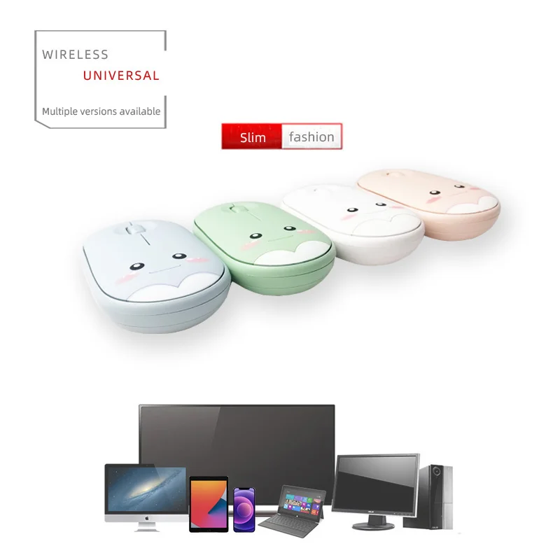 Wireless Mouse Rechargeable Bluetooth Computer Silent Mause Ergonomic For Apple iPad Pro Macbook Samsung Laptop PC | Компьютеры и офис